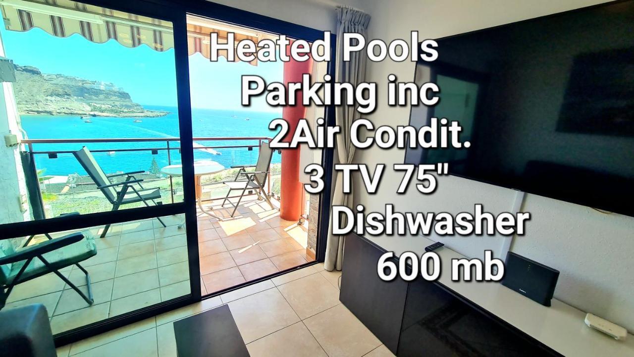 Deluxe 3 Rooms74M2,2Air Condit 2Tv Seaview On Amadores,2 Heatpools, Parking, 600 Mb,Dishwasher,2Lift,,3 Beaches Playa Del Cura  Dış mekan fotoğraf