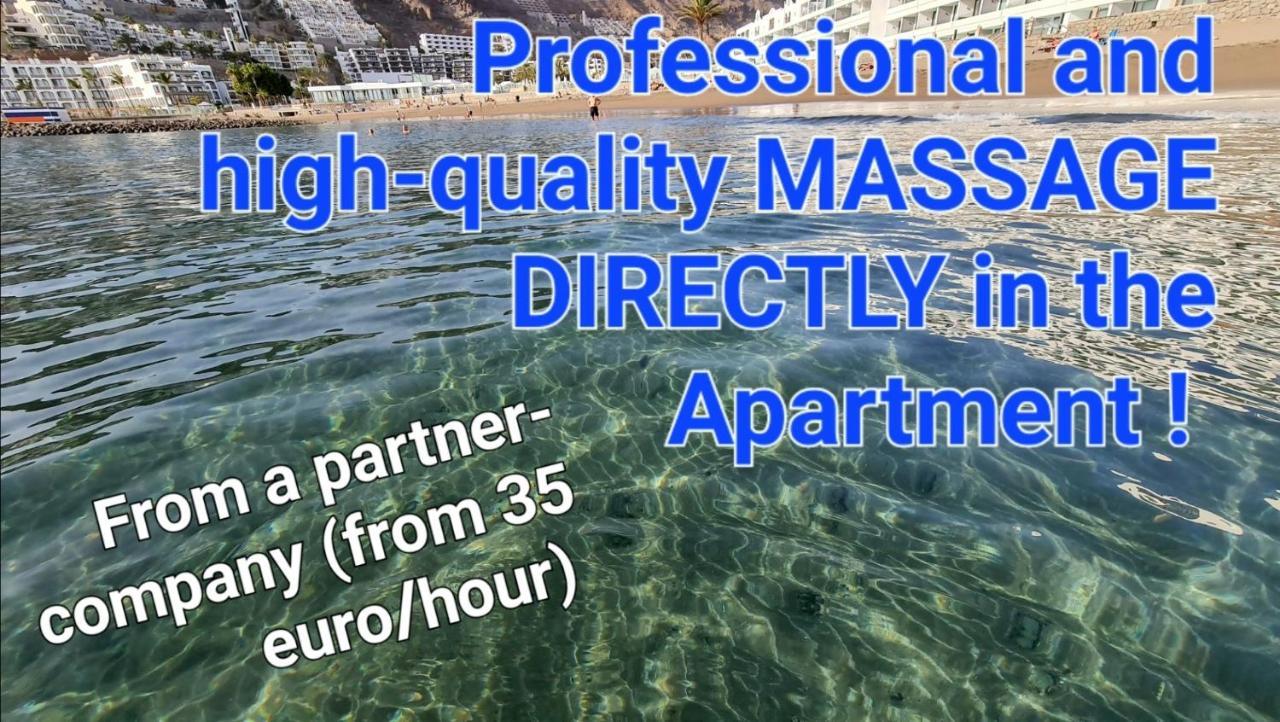 Deluxe 3 Rooms74M2,2Air Condit 2Tv Seaview On Amadores,2 Heatpools, Parking, 600 Mb,Dishwasher,2Lift,,3 Beaches Playa Del Cura  Dış mekan fotoğraf