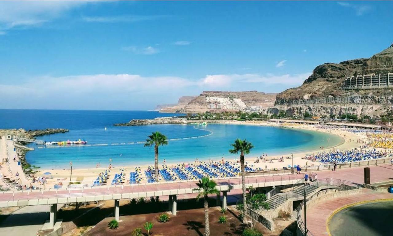 Deluxe 3 Rooms74M2,2Air Condit 2Tv Seaview On Amadores,2 Heatpools, Parking, 600 Mb,Dishwasher,2Lift,,3 Beaches Playa Del Cura  Dış mekan fotoğraf