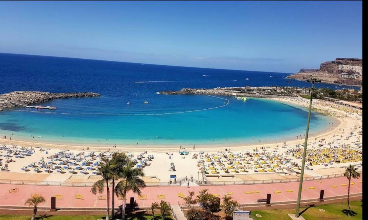 Deluxe 3 Rooms74M2,2Air Condit 2Tv Seaview On Amadores,2 Heatpools, Parking, 600 Mb,Dishwasher,2Lift,,3 Beaches Playa Del Cura  Dış mekan fotoğraf